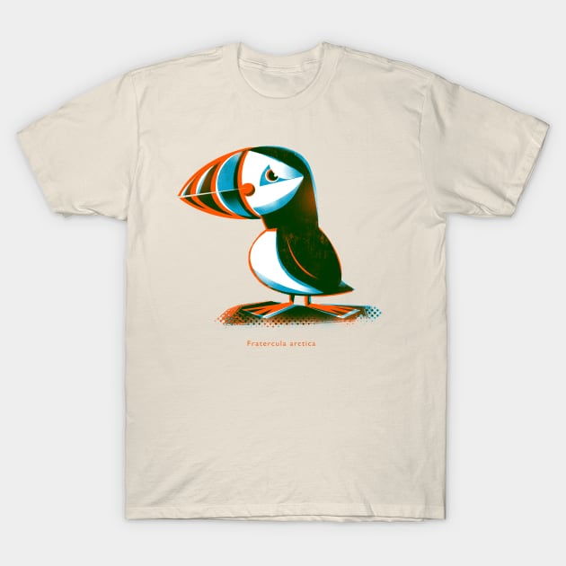 Puffin 2 T-Shirt by Gareth Lucas